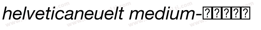 helveticaneuelt medium字体转换